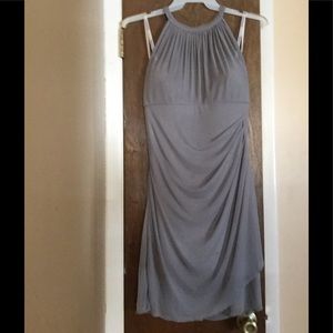 David’s Bridal bridesmaid dress in Mercury